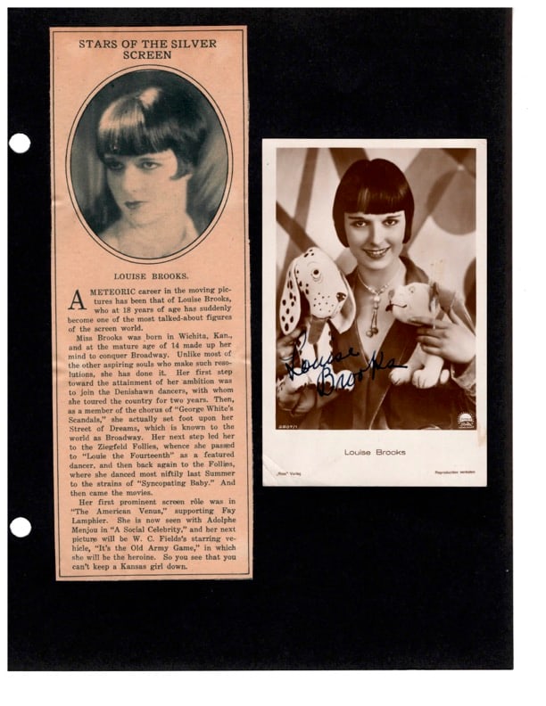 Louise Brooks Autogr. (1 of 1)