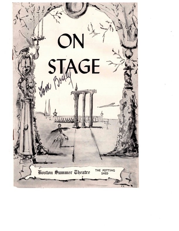 On Stage Boston Summer Theatre Autographed (1 of 2)