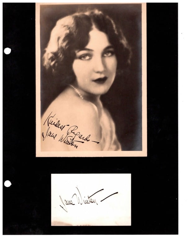 Autograph Jane Winton (1 of 1)
