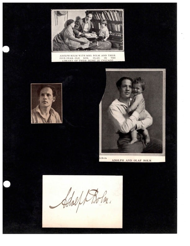 Autograph Adolph Bolm (1 of 2)