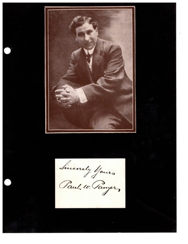 Autograph Paul W. Ranger (1 of 1)