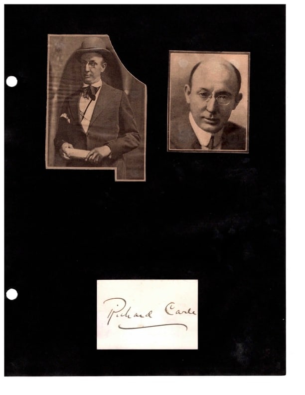 Autograph Richard Carle (1 of 1)