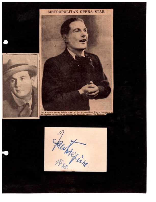 Autograph Jan Kiepura (1 of 1)