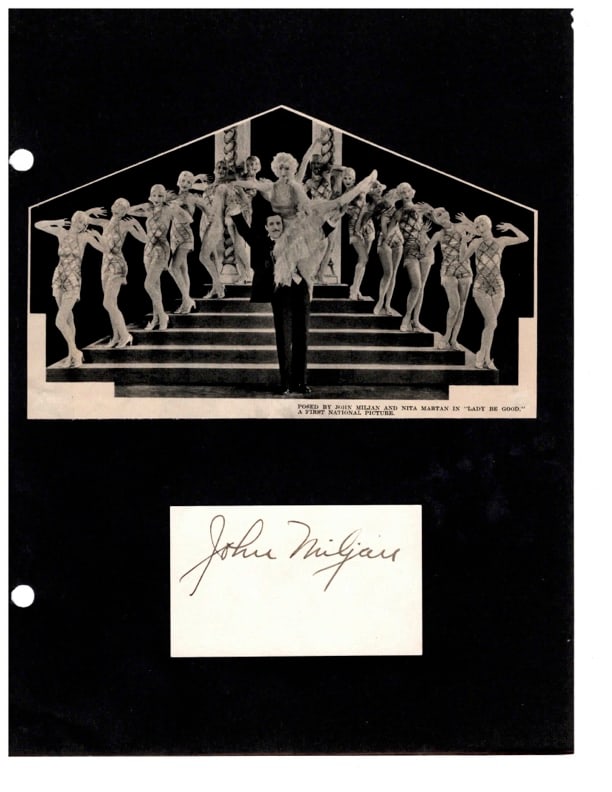 Autograph John Miljan (1 of 1)