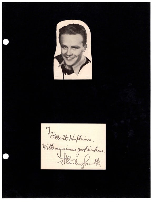 Autograph Stanley Smith (1 of 1)