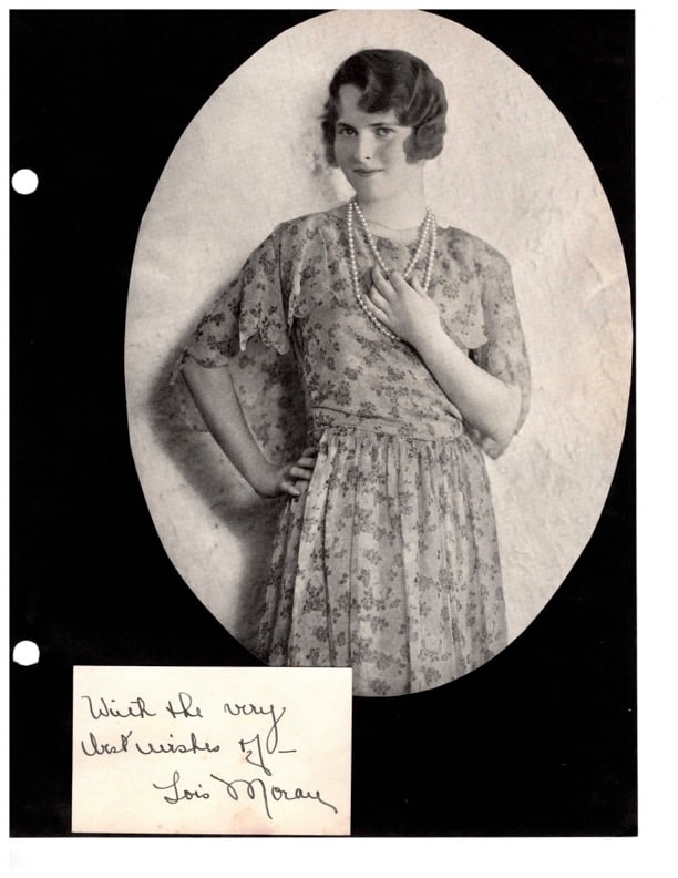 Autogrsaph Lois Moran (1 of 1)
