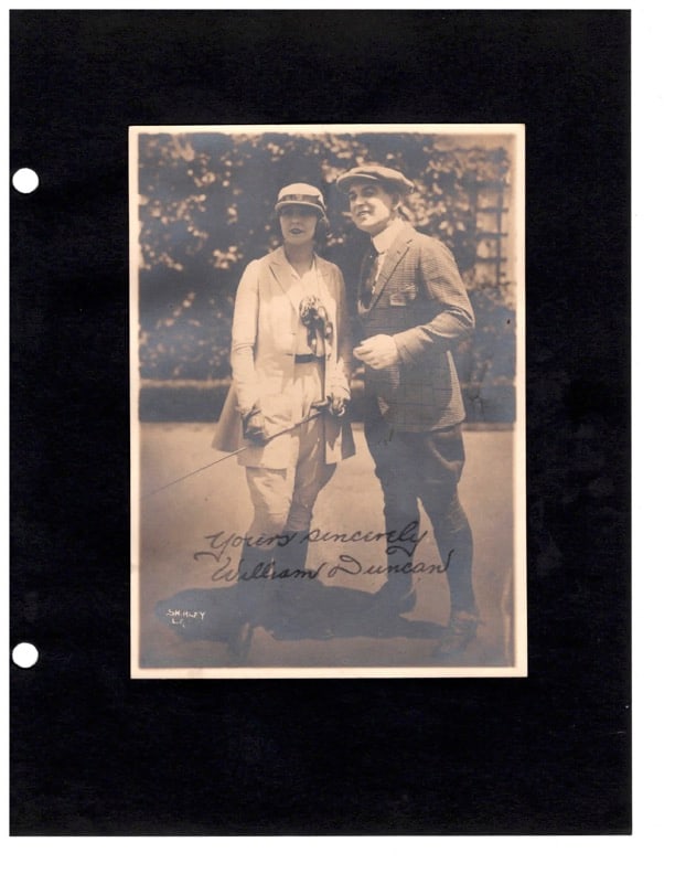 Autograph William Duncan (1 of 2)