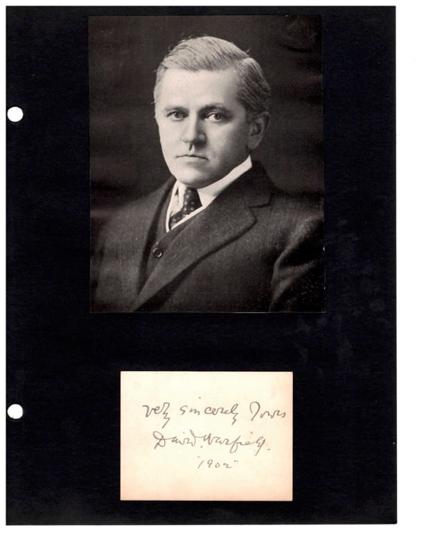 Autograph David Warfield (1 of 1)