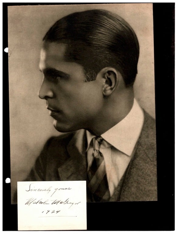 Autograph Malcolm MacGregor (1 of 1)