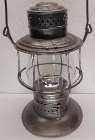Pennsylvania Railroad A&W 1895 Bellbottom Lantern, Clear Cast PRR