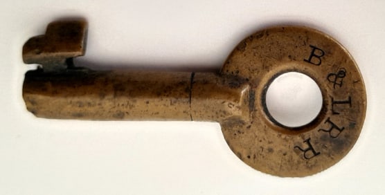 Boston & Lowell Railroad - Brass Switch Key by Bohannan