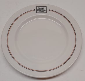 Maine Central Railroad "Bangor" Pattern China Plate 7.5"