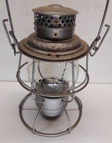 Union Pacific Lantern Cast "Overland Shield" Globe