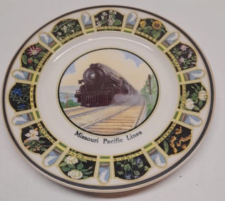 MoPac "State Flowers" Service Plate - Syracuse China