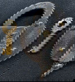 Pennsylvania Railroad Steel Switch Lock & Knobby Key