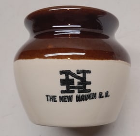 Authentic New Haven Railroad  "Bean Pot" 3" x 3"