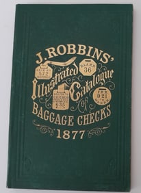 1877 John Robbins Illustrated Catalog - Checks, Badges