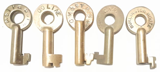 5 Switch Keys: MStP&SSM, Soo LIne, CM&STP, CNR, Burl. Route
