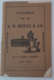S. W. Reese & Co Catalog #16 - Badges, Stencils, etc