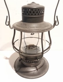 Pennsylvania Railroad Keystone Casey Bellbottom Lantern Clear Cast