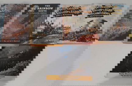 Colorado Narrow Gauge Railroad Books (5)