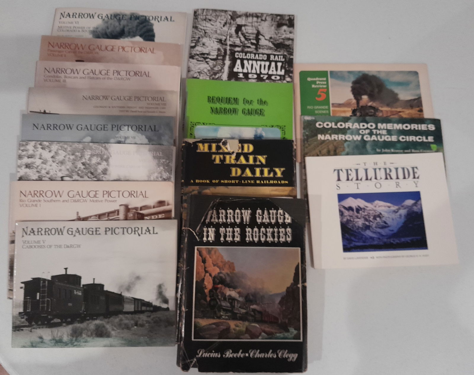 Narrow Gauge Railroad Books (13) (1 of 1)