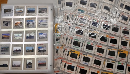 500 35mm Color Slides: Mainline Diesel Locomotives