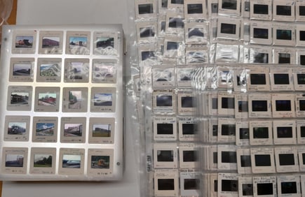 395 35mm Color Slides: 135 Rolling Stock, 260 Shortline