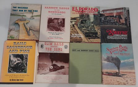 Narrow Gauge Railroad Books (8) West