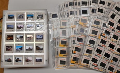 600 35mm Color Slides: Passenger Equipment (Amt, Via, +)