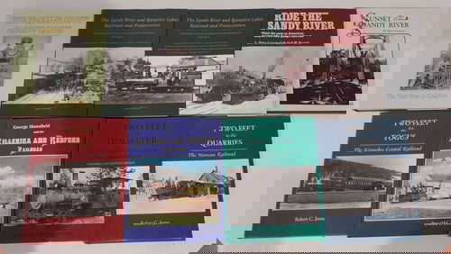 Narrow Gauge Railroad Books (9) Maine