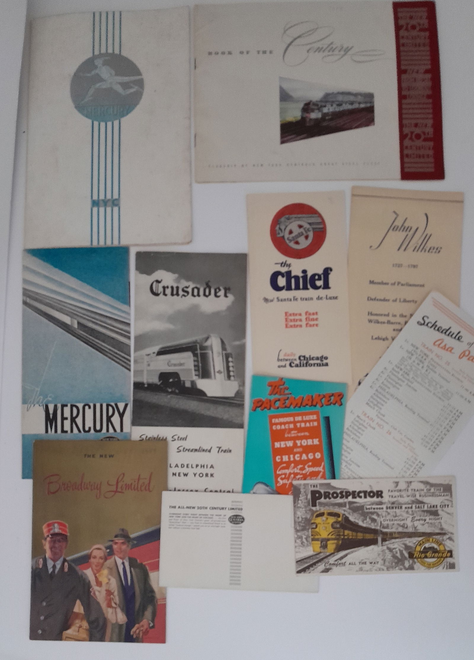 Travel Folders NYC Name Train & Others (1 of 2)