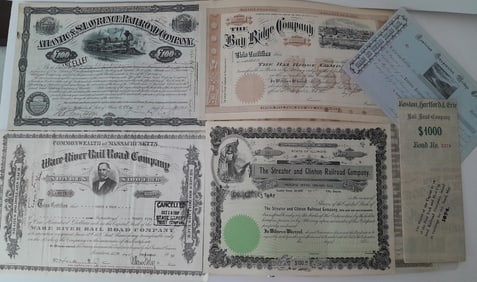 Railroad Stocks & Bonds