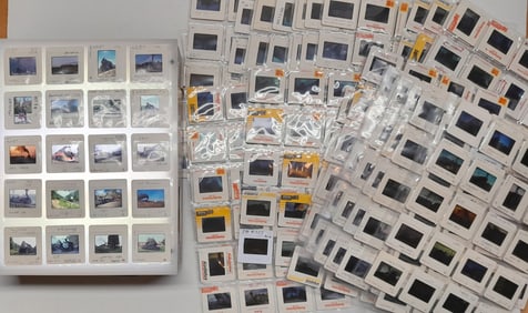 400 35mm Color Slides of Steam Locomotives