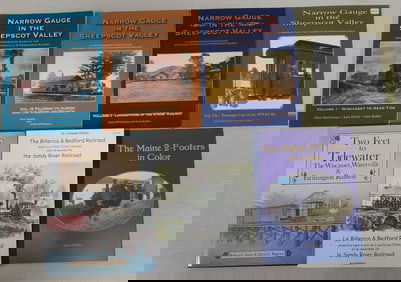 Maine Narrow Guage Railroad Books (7)