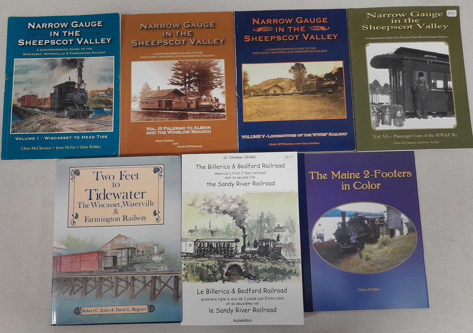 Maine Narrow Guage Railroad Books (7) (1 of 2)