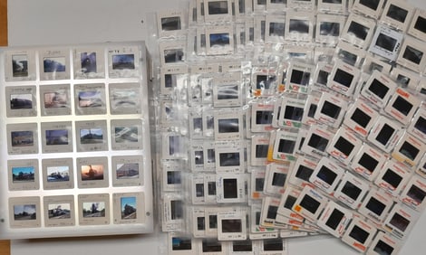 500 35mm Color Slides: 300 Passenger, 200 Steam