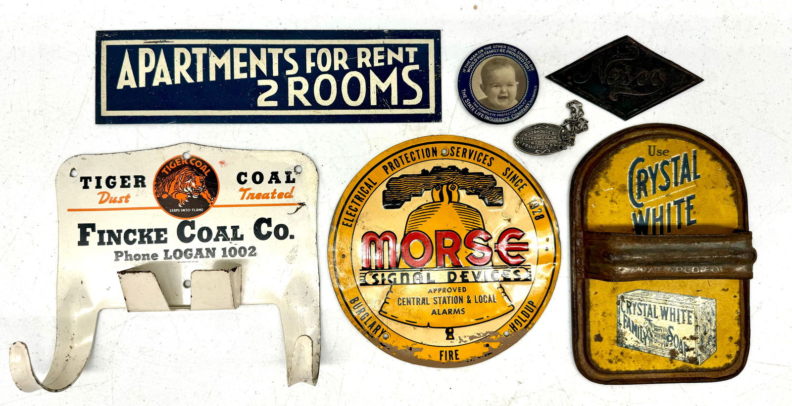 Small Misc Tin Litho. Advertising Collectibles (1 of 8)