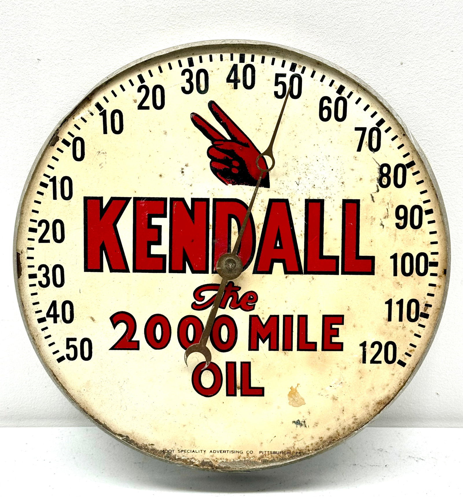Kendall Oil Advertising Thermometer (1 of 2)