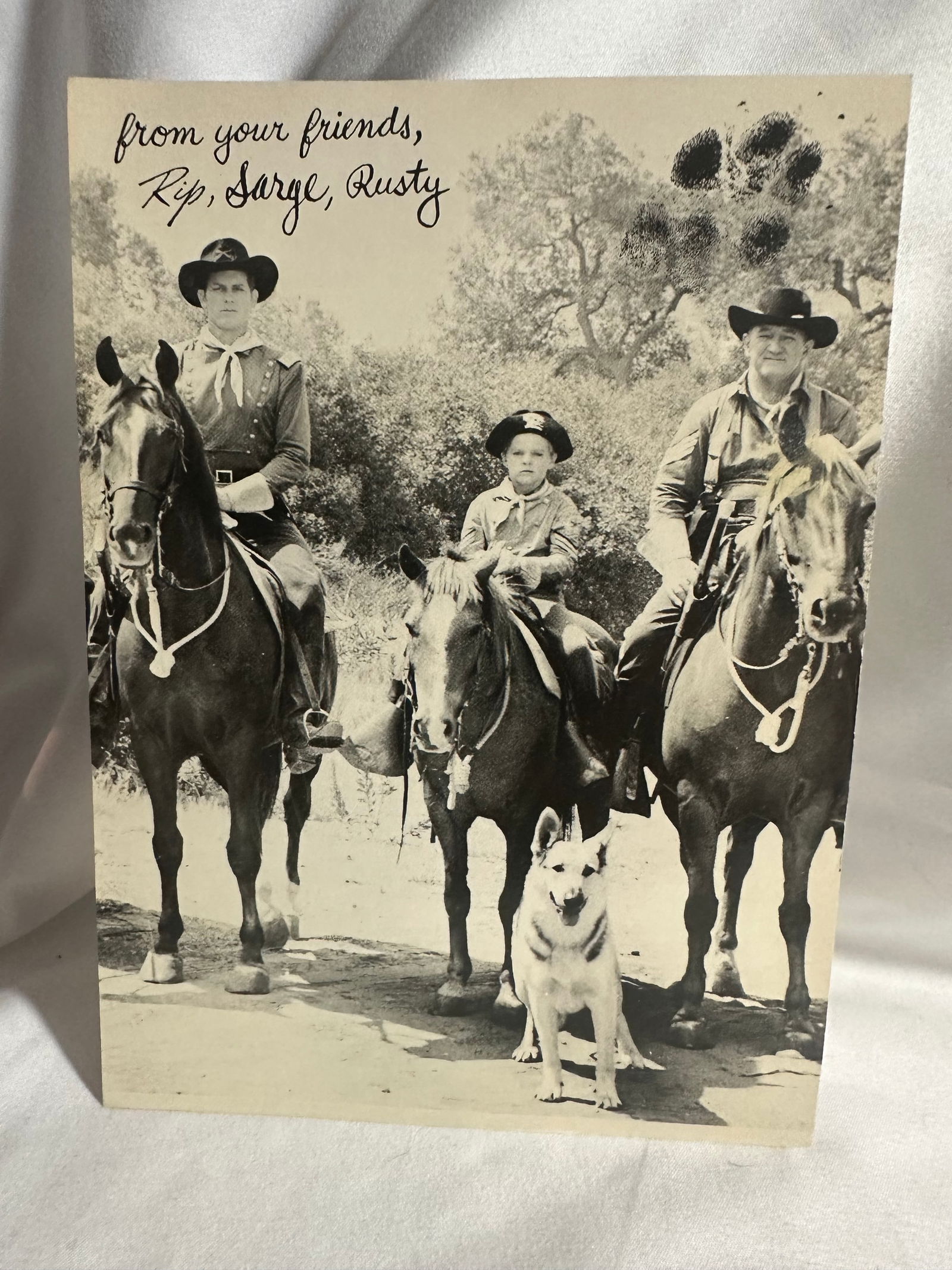 Autograph Rip, Sarge, Rusty, & Lone Ranger & Tonto (1 of 4)