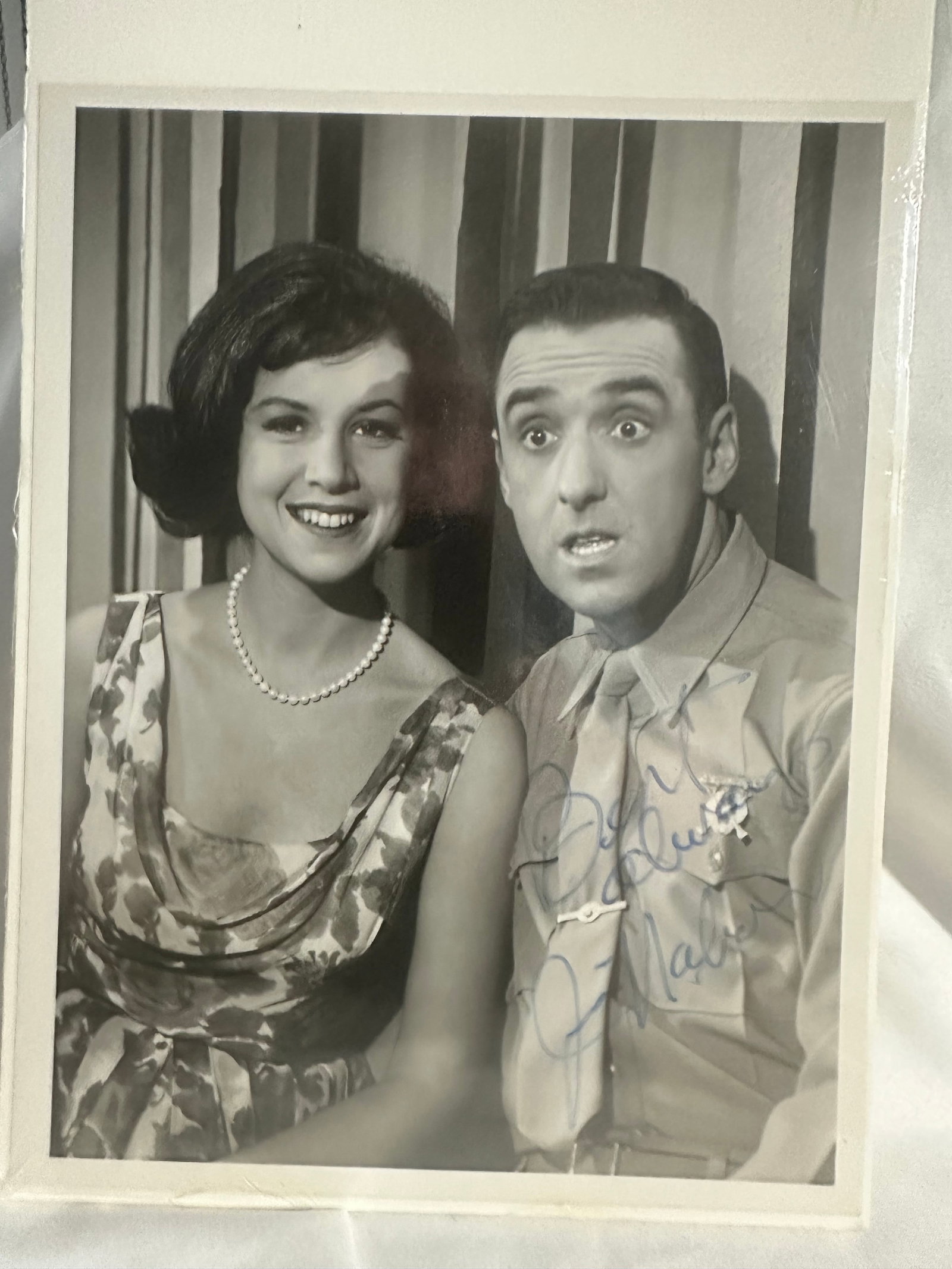 2 Autographs Jim Nabors & Mavis Nabors Jim's Mother (1 of 4)