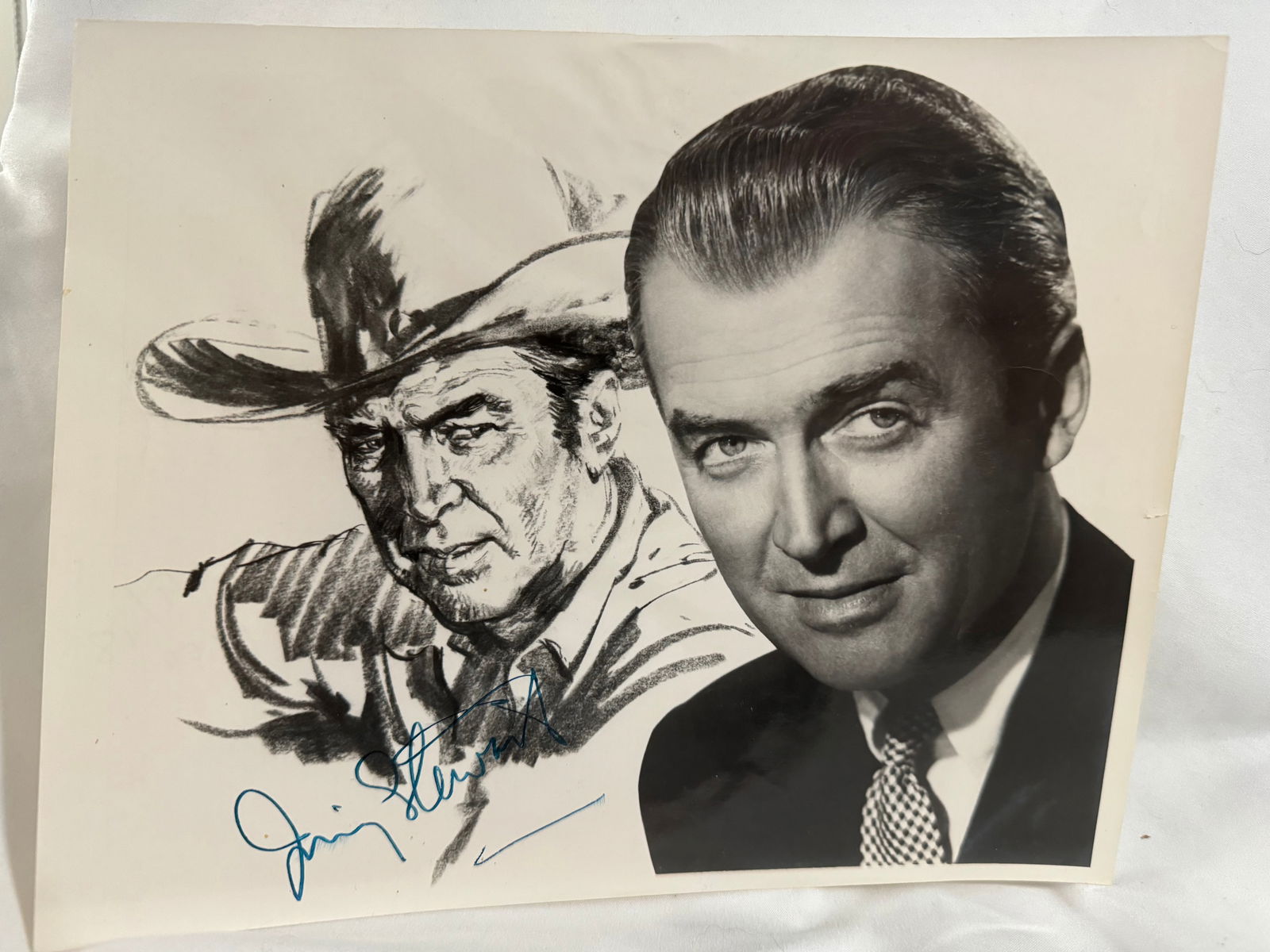 Autograph Jimmy Stewart actor (1 of 2)