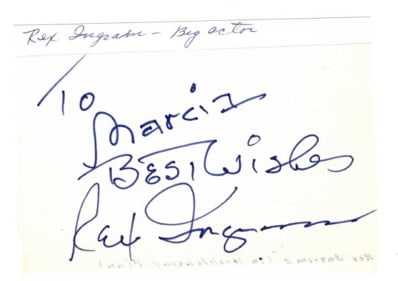 Autograph Rex Ingram actor (1 of 1)