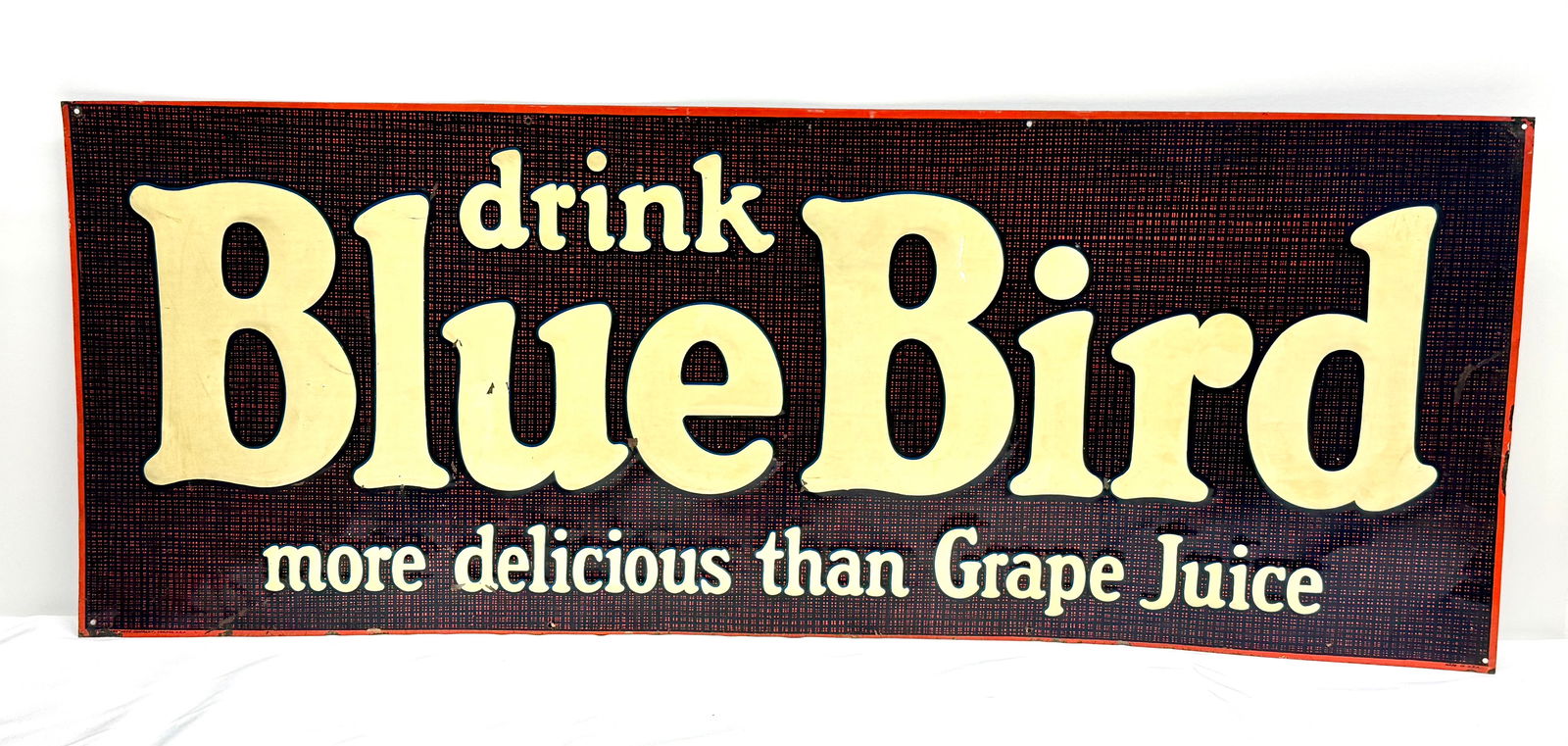 Drink Blue Bird Advertising Sign