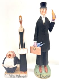 Two Schafer & Vater Character Figurines