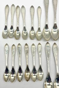 Silver Demitasse and Cordial Spoons