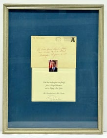 1977 Signed Jimmy Carter Christmas Card