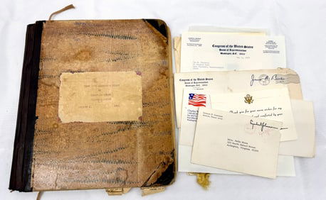 Political / Presidential Paper, Scrapbook, Letters Etc