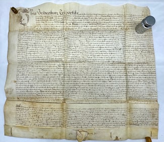 1689 John Smith Indenture on Parchment