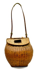 Antique Native Maine Indian Fish Creel